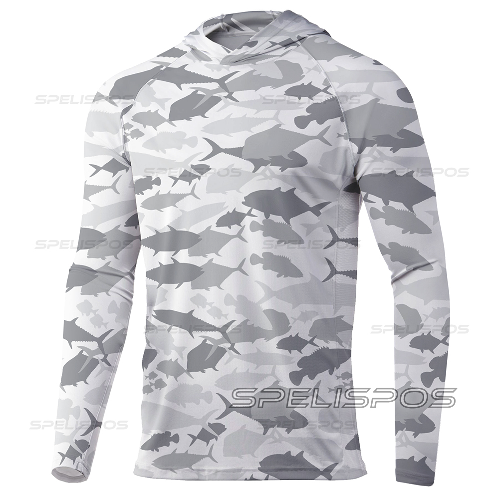 Running Gear On - Balıkçılık Hoodies güneş Anti-UV UPF50 +