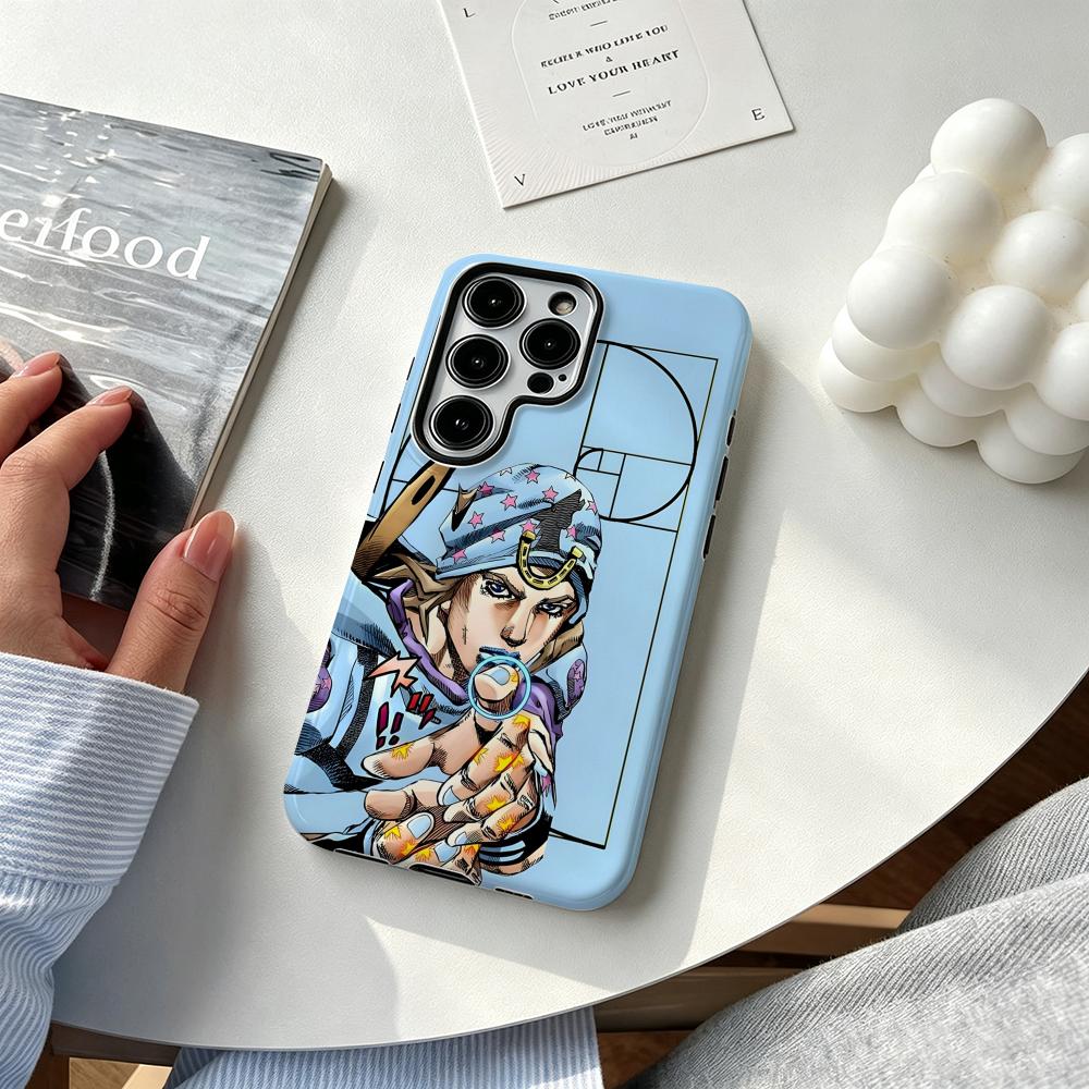Running Gear Phone Holder - Sıcak ve havalı Anime J-JOJO Steel