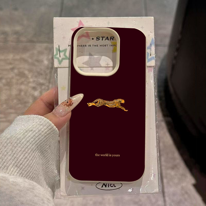 Running Gear Phone Holder - Minimalist Leopar Desenli Telefon Kılıfı iPhone