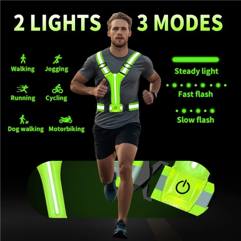 LED Yansıtıcı Yelek Koşu Ekipm - Running Gear Lights incelemesi ve fiyatı