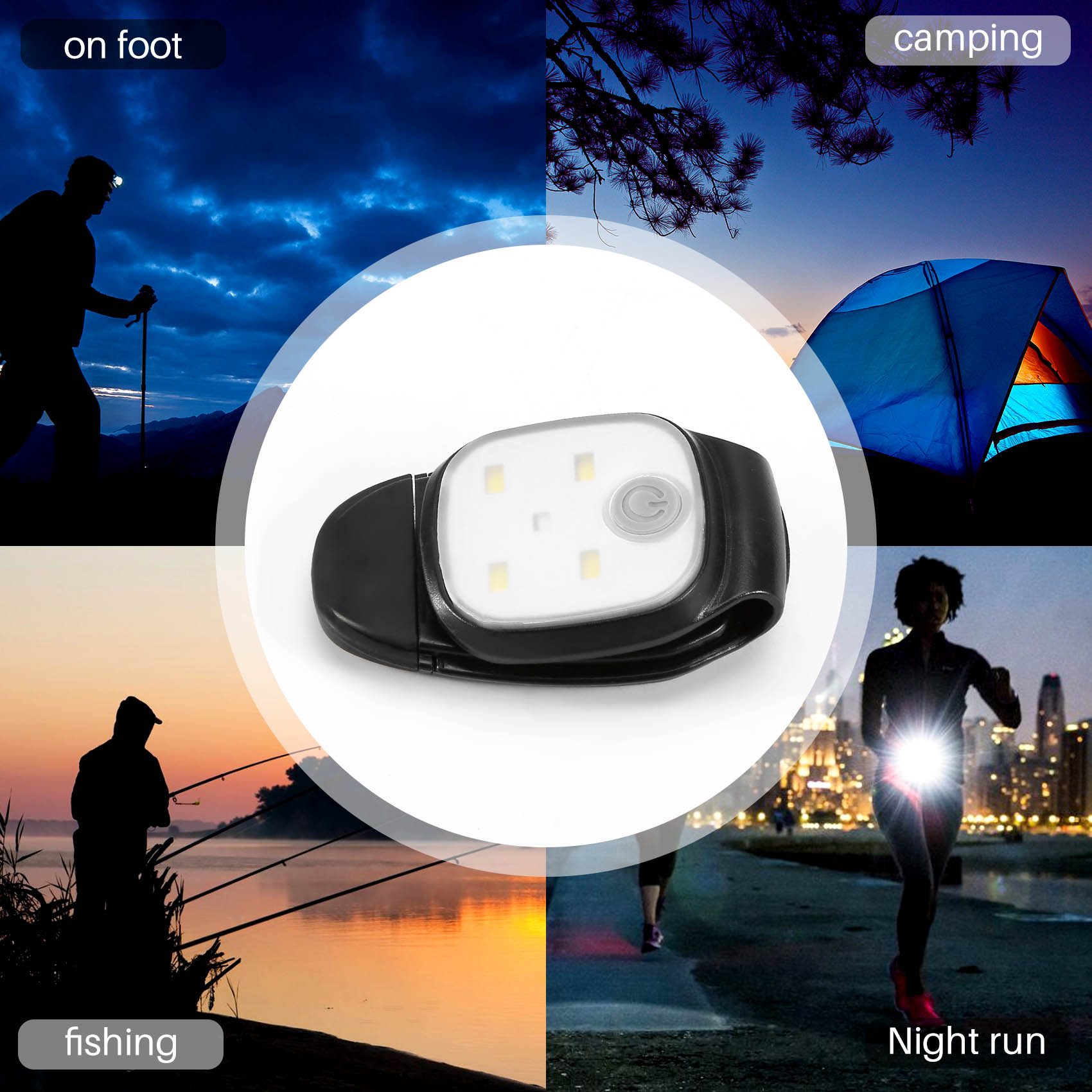 XSXS-Açık Hava Gece Klipsli Ko - Running Gear Lights incelemesi ve fiyatı