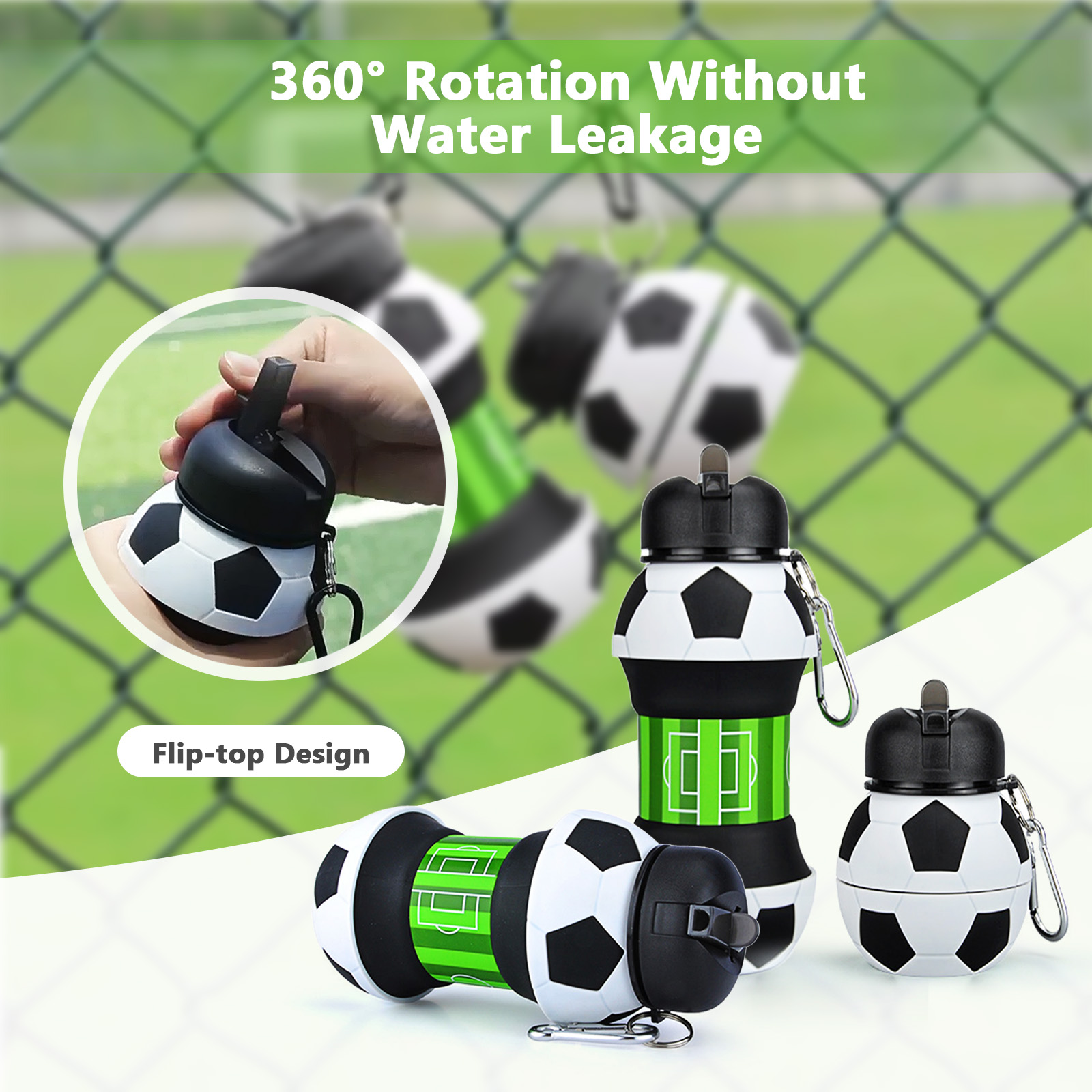 550ml katlanabilir futbol su ş - Running Gear Kids incelemesi ve fiyatı