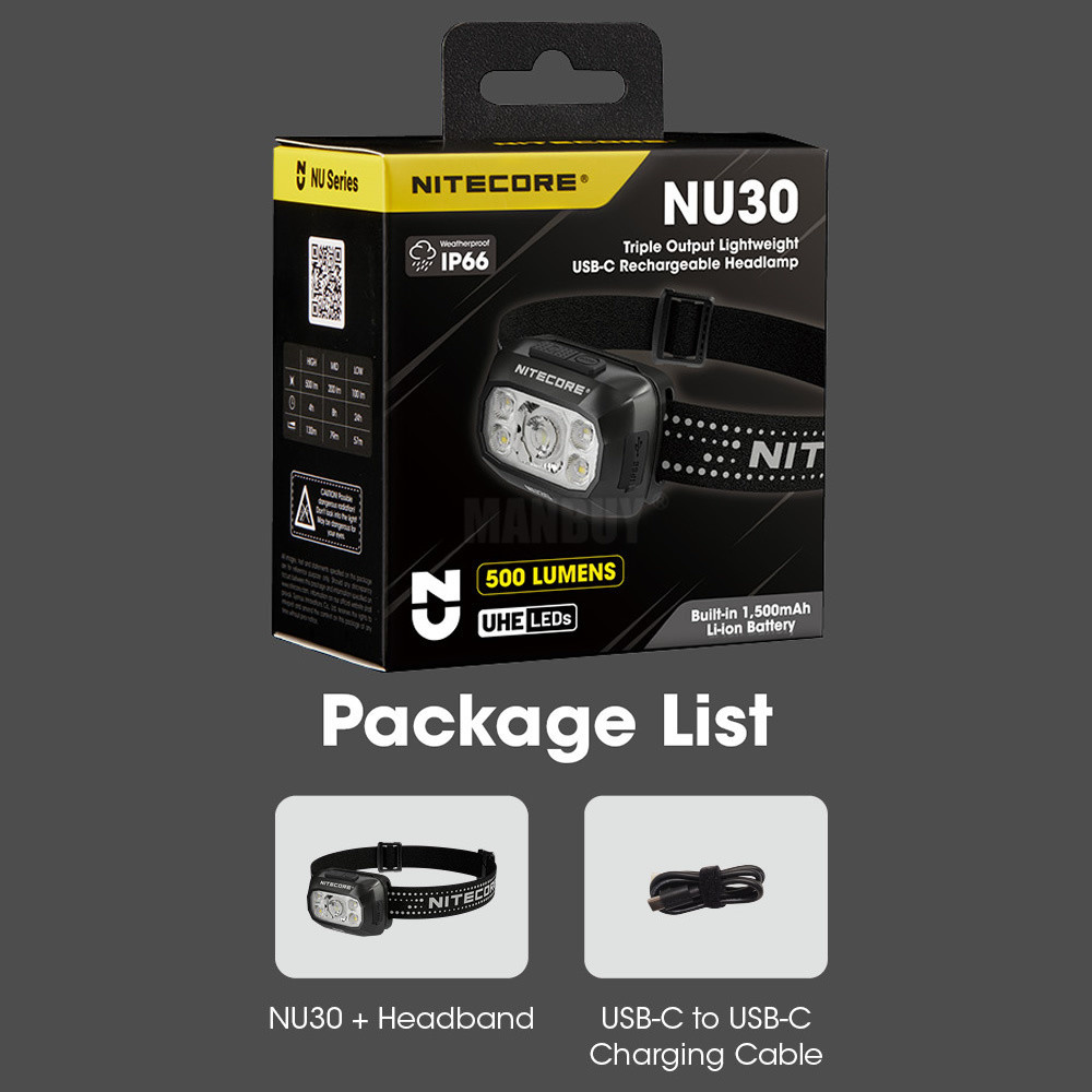 Toptan Nitecore NU30 1500 mAh  - Running Gear Lights incelemesi ve fiyatı